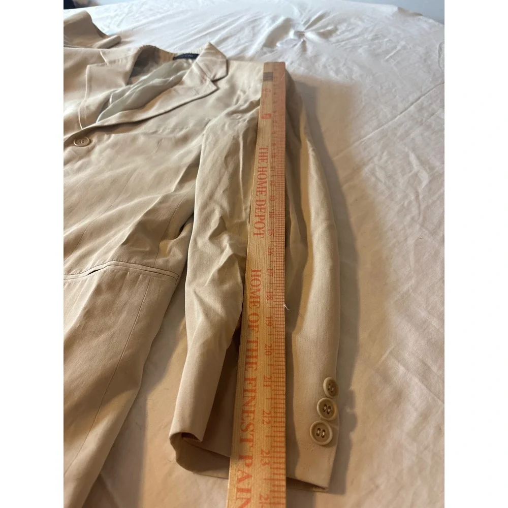 Emporio  Armani Made in Italy Blazer Sport Coat Mens39R Beige
